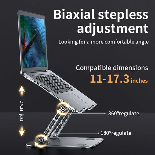 Adjustable Aluminum Laptop & Tablet Stand